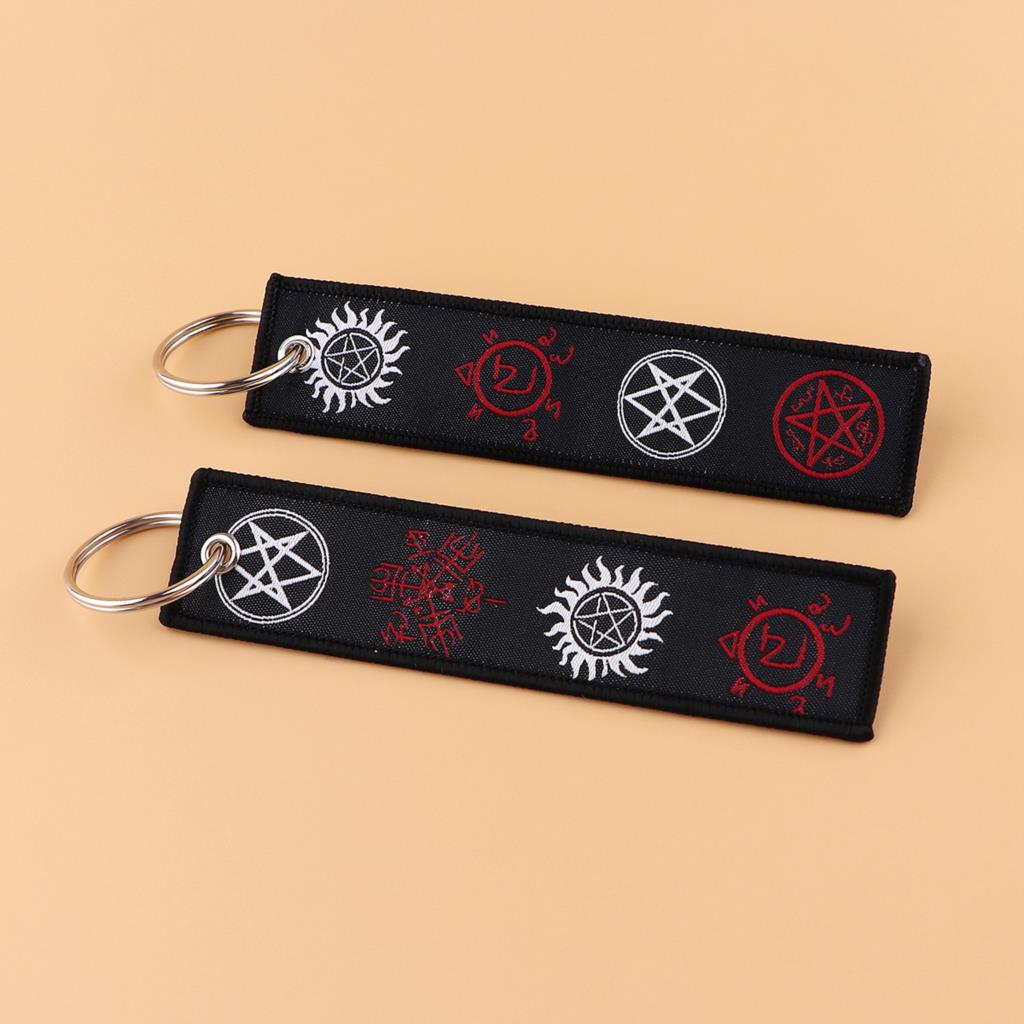 Power Key Tools - Supernatural Embroidery Keychain TV Show Jet