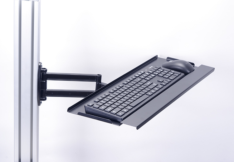 Power Tools Keyboard Manager - Aluminum Keyboard Mouse Tray Rotary Holder