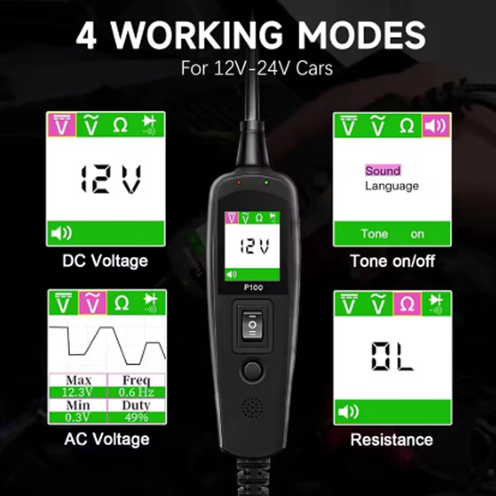 For TopDiag P100 2M Car Electr - Power Tools English review and price