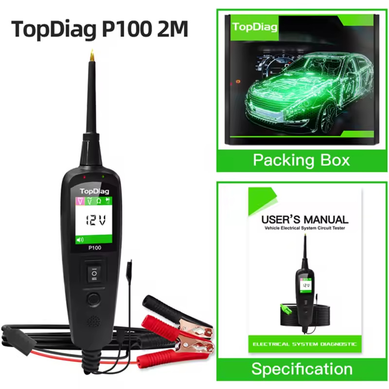 For TopDiag P100 2M Car Electr - Power Tools English review and price
