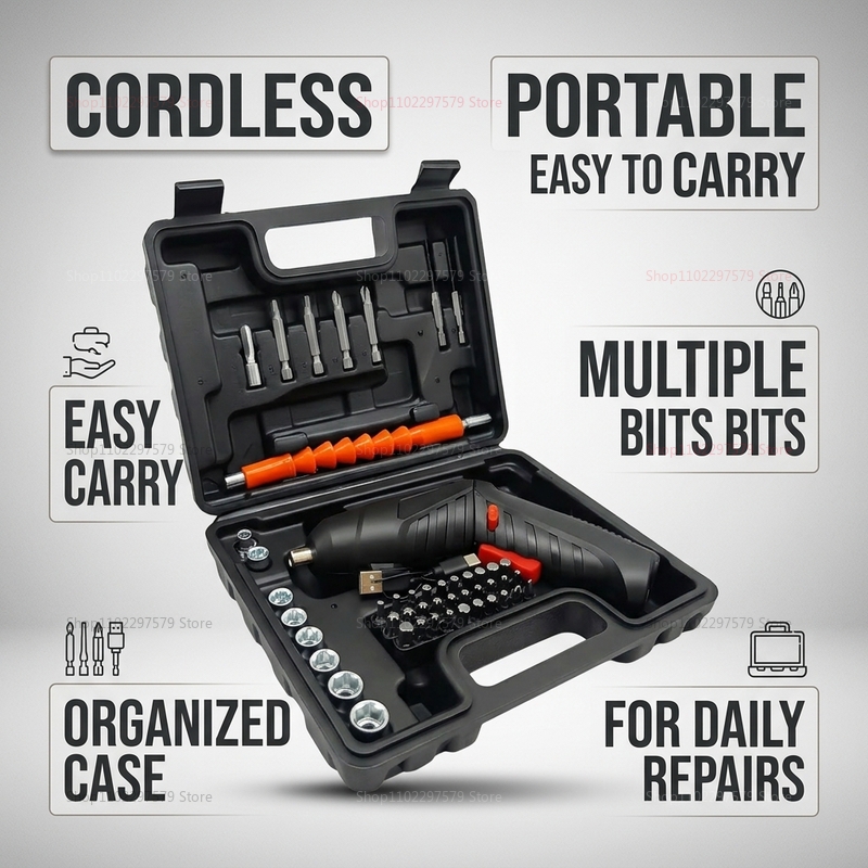 47Pcs Rechargeable Electric Sc - Power Tools Book review and price