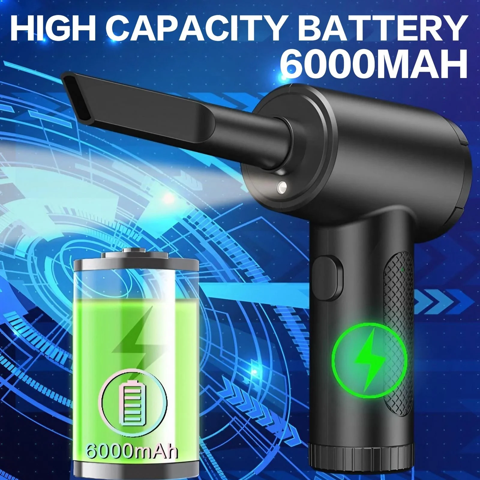Electric Air Duster 6000mAh Re - Power Tools Keyboard Manager review and price