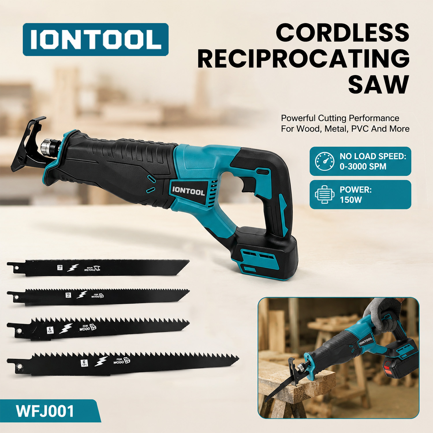 IONTOOL Cordless Reciprocating - Power Tools Yard review and price