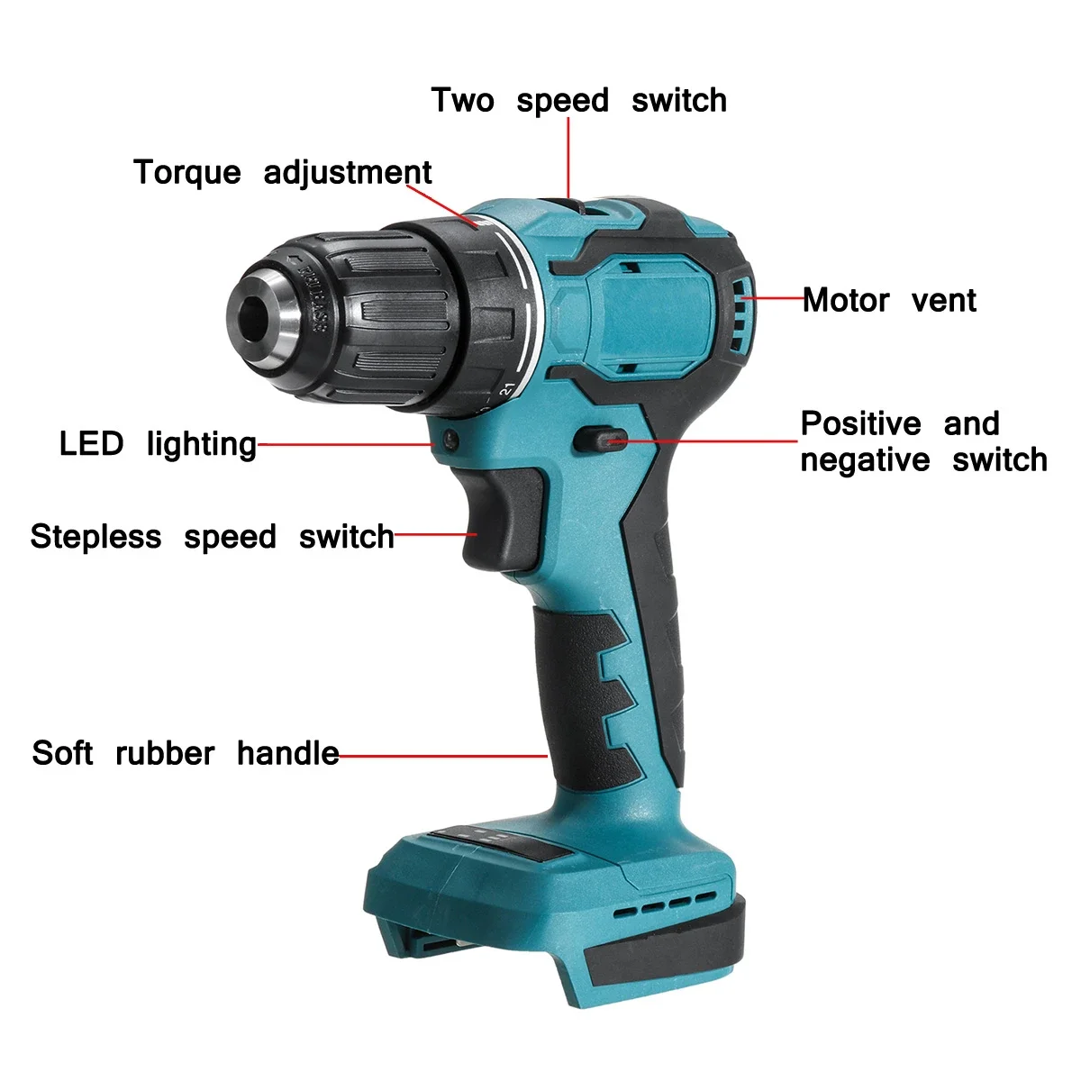 Electric Drill 18V 90N.m Cordl - Power Tools Hammer review and price