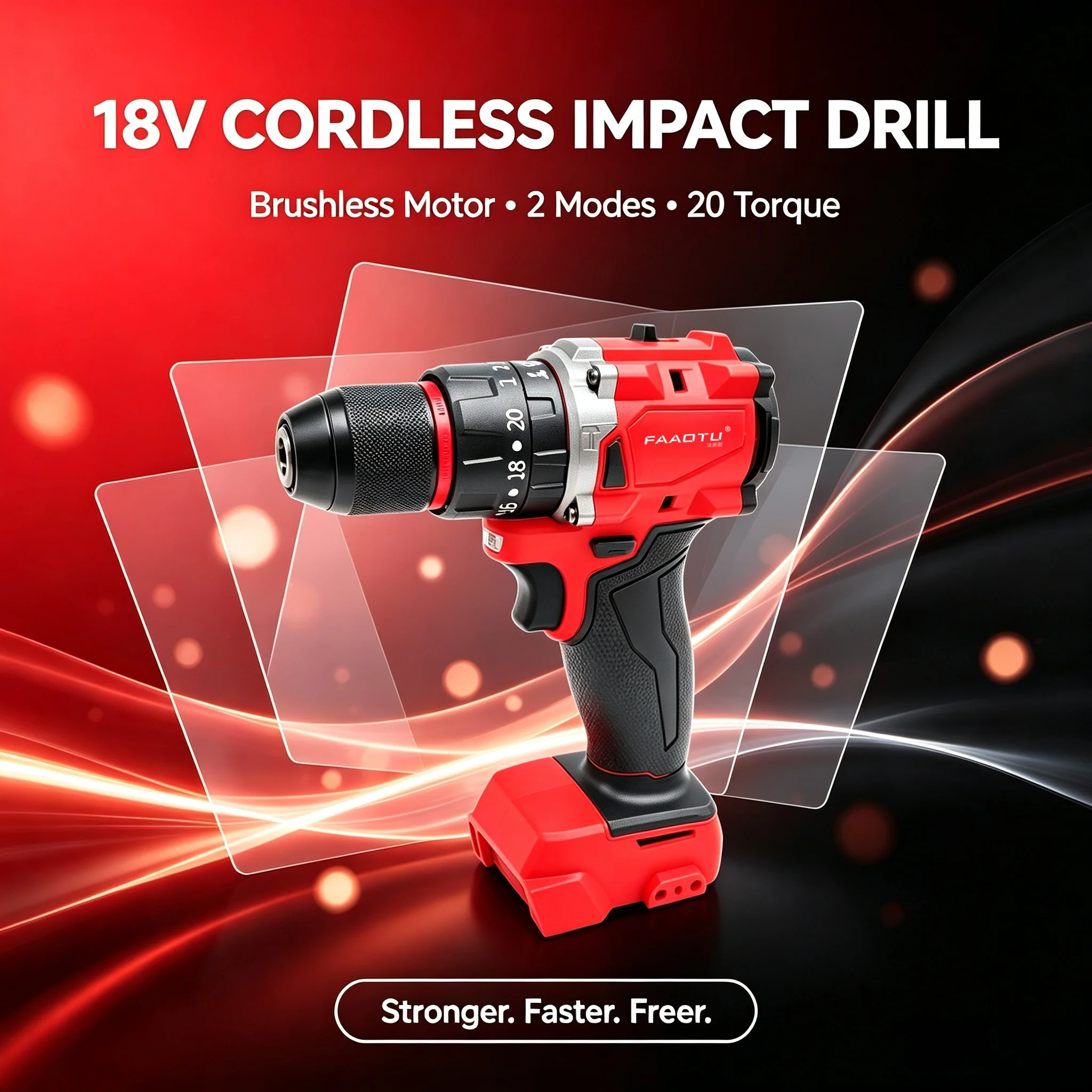 FAAOTU 18V Brushless Cordless  - Power Tools Hammer review and price